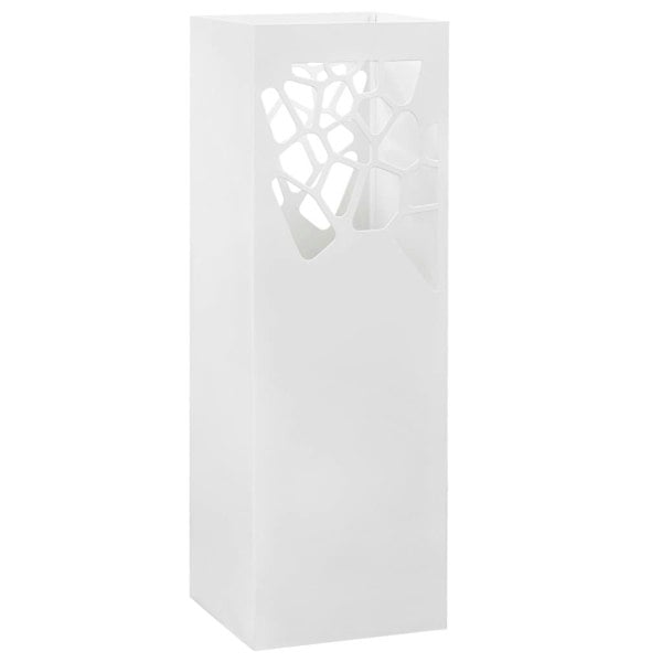 Berkfield Umbrella Stand Stones Steel White