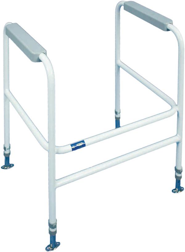 Aidapt Ashford Hgt Adjustable Toilet Frame Floor Fixed