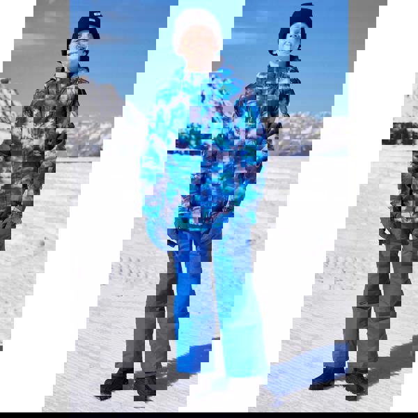 Mountain Warehouse Childrens/Kids Printed Ski Jacket Set - Cobalt - 