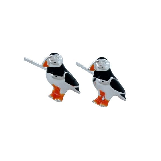 Reeves & Reeves Puffin Stud Earrings