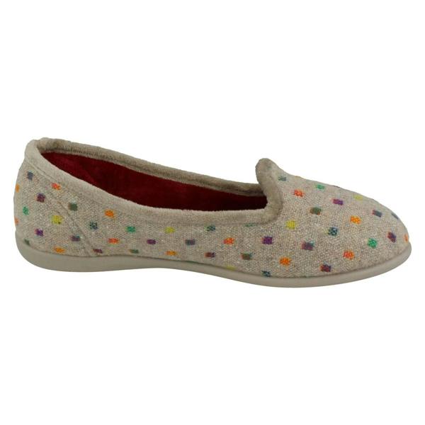 Padders Ladies Padders Slip On Textile Slippers - Albertine