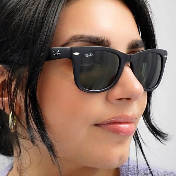 Ray-Ban Sunglasses Folding Wayfarer 4105 Black 601 54mm