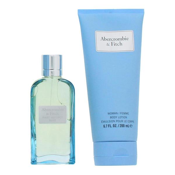 Abercrombie & Fitch First Instinct Blue Eau de Parfum 50ml + Body Lotion 200ml Gift Set for Her