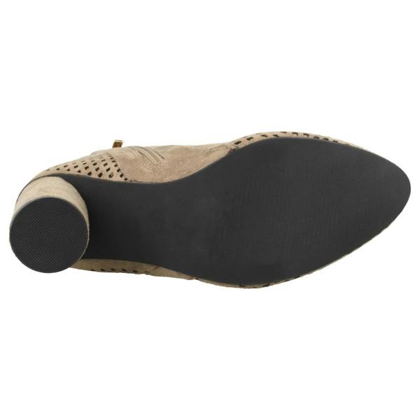 Spot On Ladies Spot On Heeled Ankle Boots