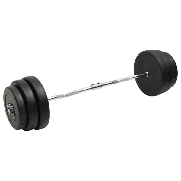 Berkfield Curl Barbell with Plates 90 kg