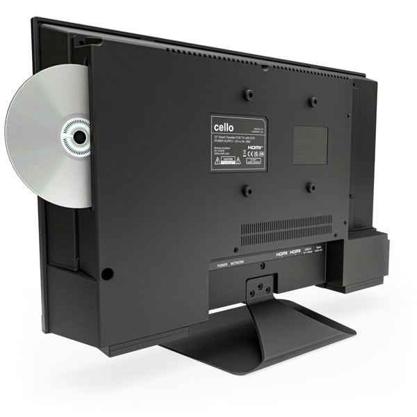 Cello 2224WF Trav Smart WebOS 12v Television with DVD Player  and Pitch Perfect Sound