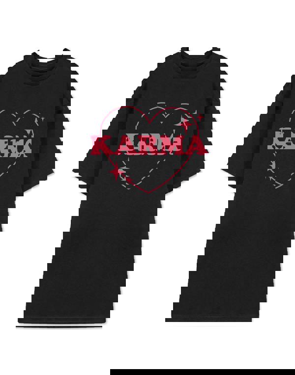 Show Me The Merch Unisex Black Karma Short Sleeved T-Shirt