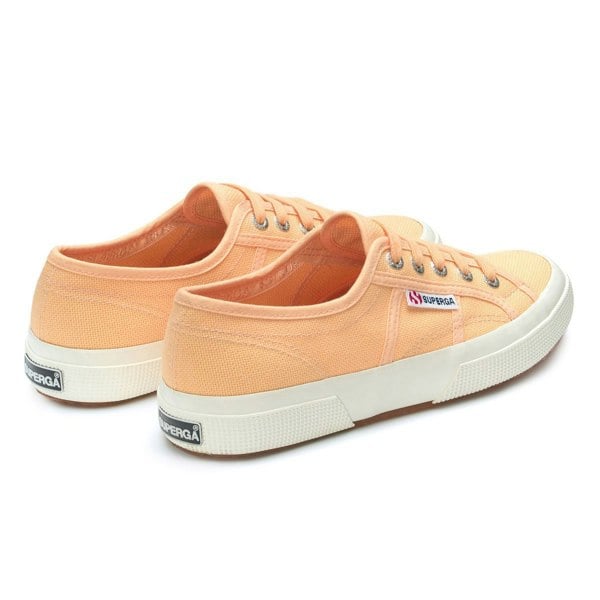 Superga Unisex Adult 2750 Cotu Classic Vegan Trainers - Orange Apricot/Avorio