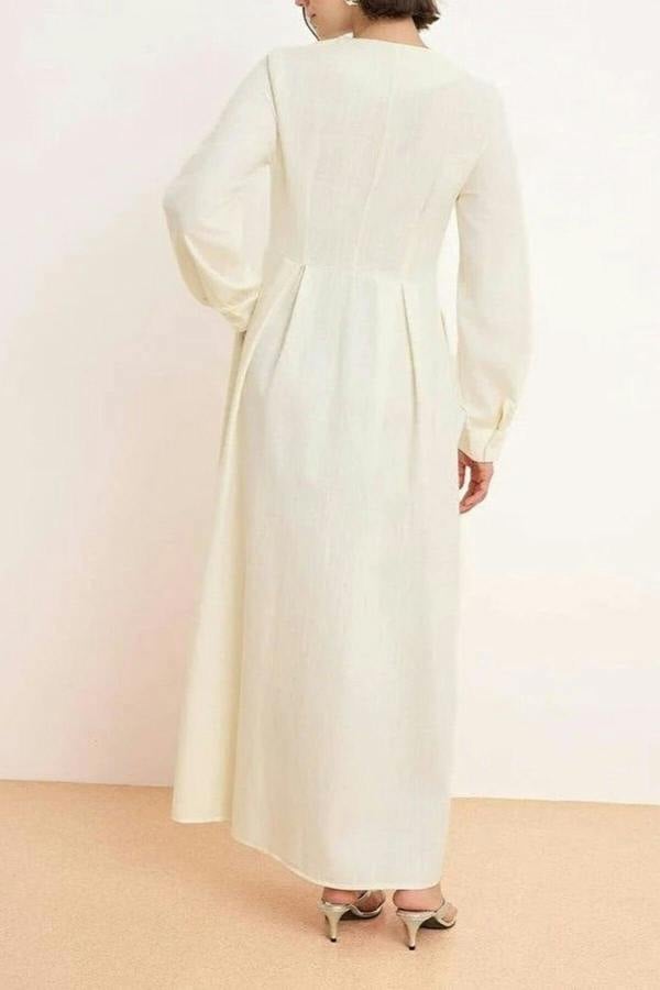 WOVCOR Unlined Plain Woven Dress