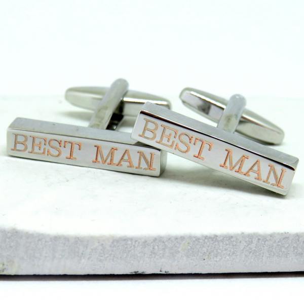 Aye Do Gifts Personalised Clarendon Bar Cufflinks