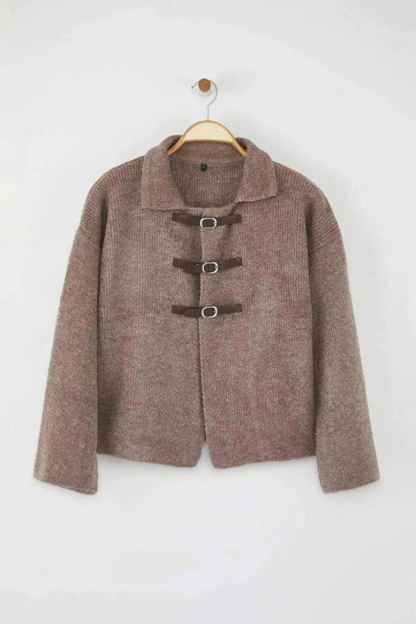 Hoxton Gal Soft-Textured Coat-Style Knit Cardigan