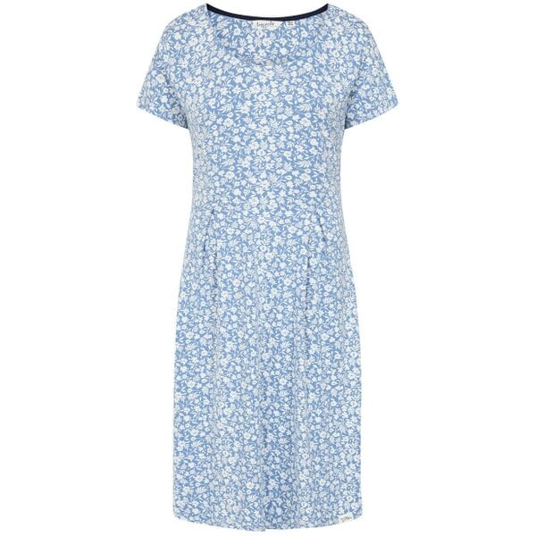 Lazy Jacks LJ523 - Printed Dress - Flora Blue
