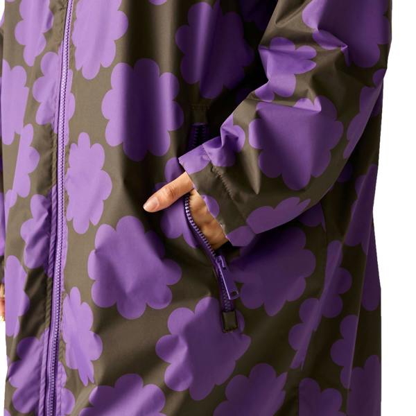Regatta Womens/Ladies Orla Kiely Sun Daisy Changing Robe - Purple - 