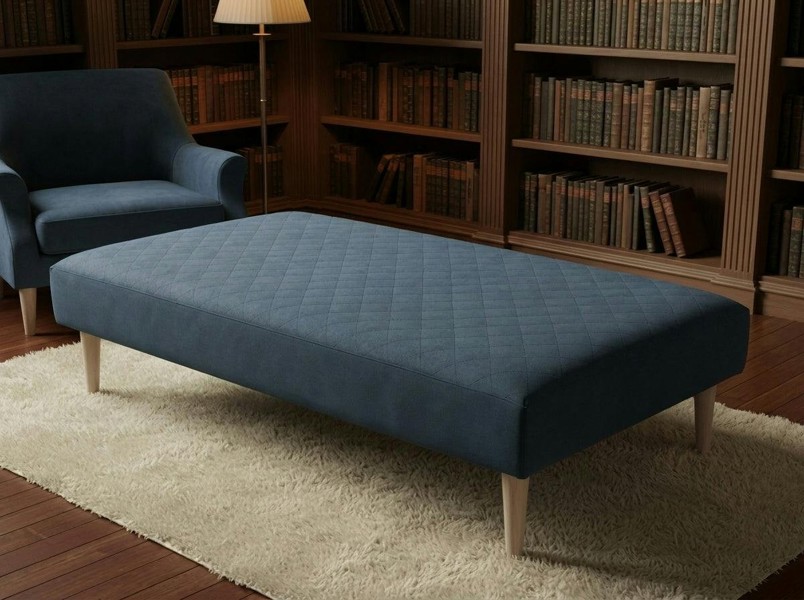 ISTOOLS Premium Stitched Lid Ottoman Bench – Multi-Functional Coffee Table & Seating - 50 x 36 inches (127 x 91cm)