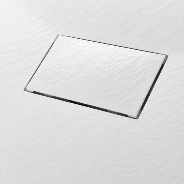 Berkfield Shower Base Tray SMC White 80x80 cm