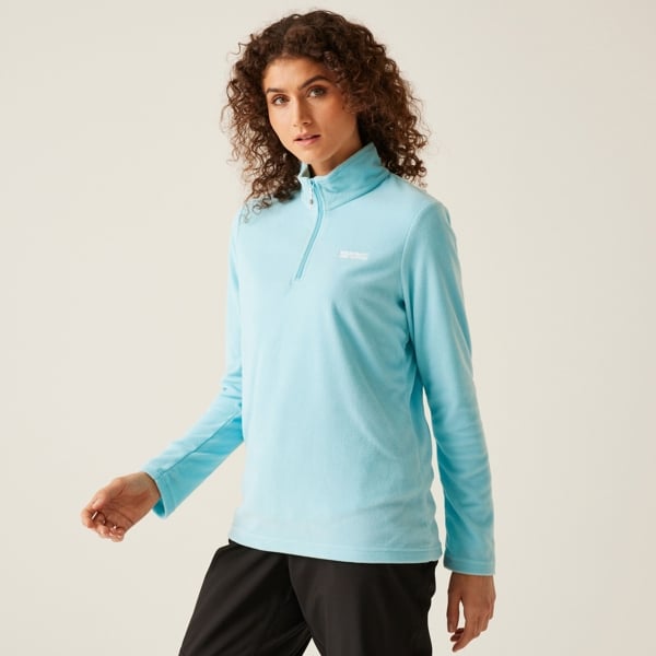 Regatta Great Outdoors Women's Sweetheart 1/4 Zip Fleece Top - Sea Haze