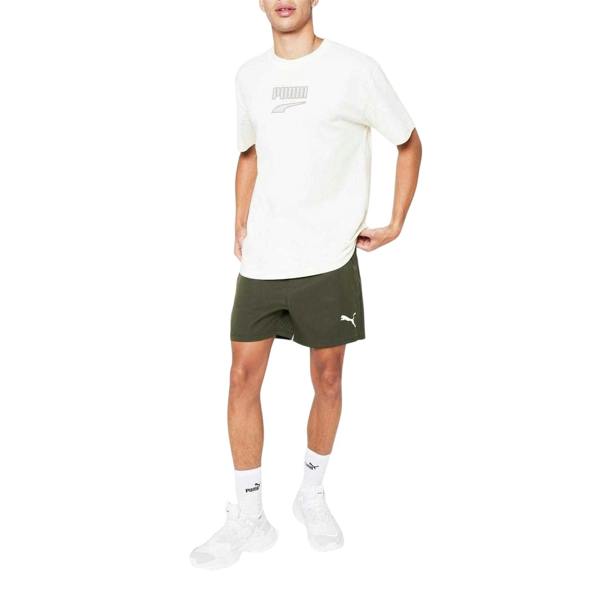 Puma Mens Downtown Oversized T-Shirt - Cream - 