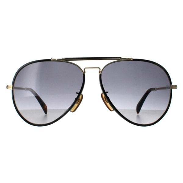 David Beckham Sunglasses DB7003/S J5G 9O Black Gold Grey Gradient