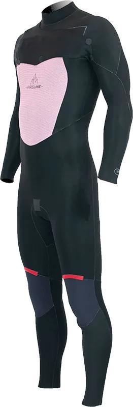 Alder Torch FX 5/4 Chest Zip Black & Blue Wetsuit
