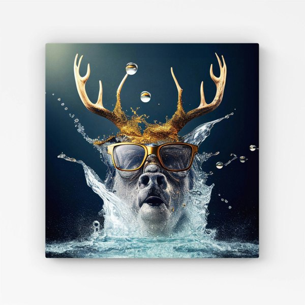 Warren Reed Stag Splashart Canvas