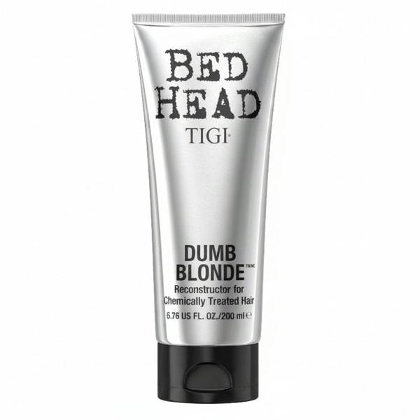 TIGI Bed Head Dumb Blonde hair product on a white background