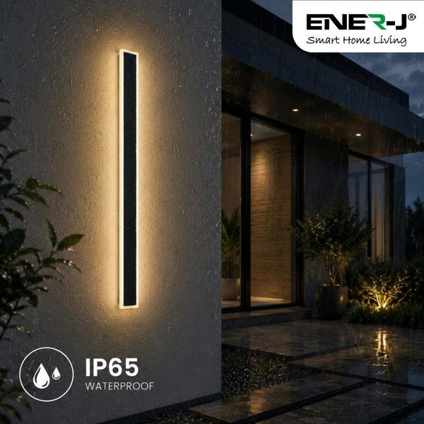 Ener-J 120cm Outdoor LED Wall Light – 24W Warm White (3000K) – IP65