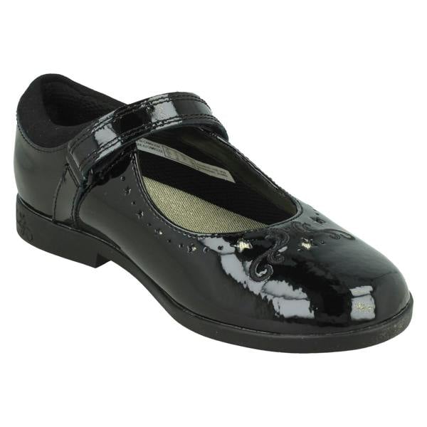 Clarks Girls Clarks Key Detail School Shoes Lock Magic