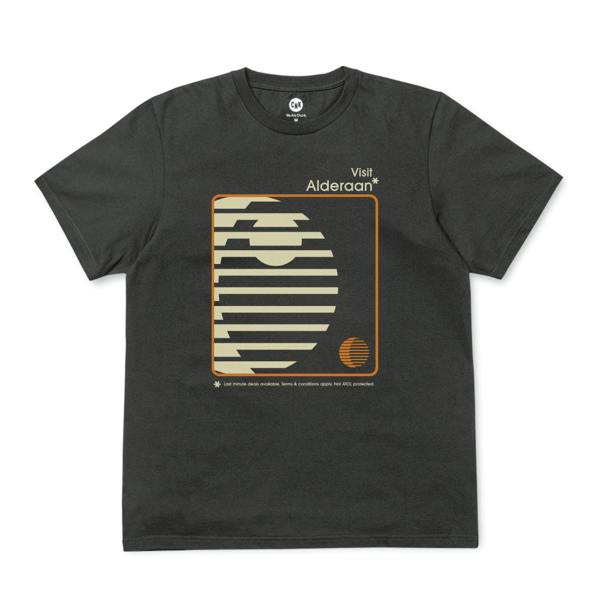Visit Alderaan Charcoal T-Shirt