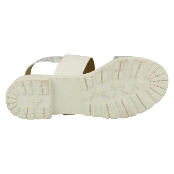 Savannah Ladies Savannah Buckle Strap Retro Sandals