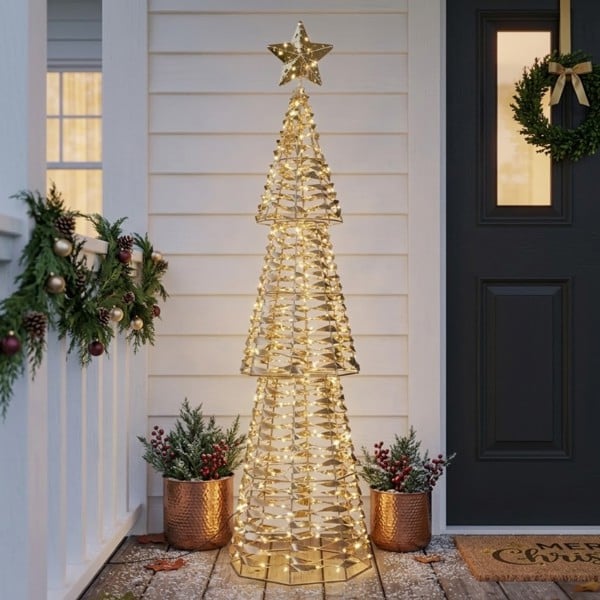 Garden Greatness Gold Foil LED Decorative Tree Light