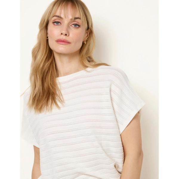 Blue Vanilla Textured Sleeveless Knit Top
