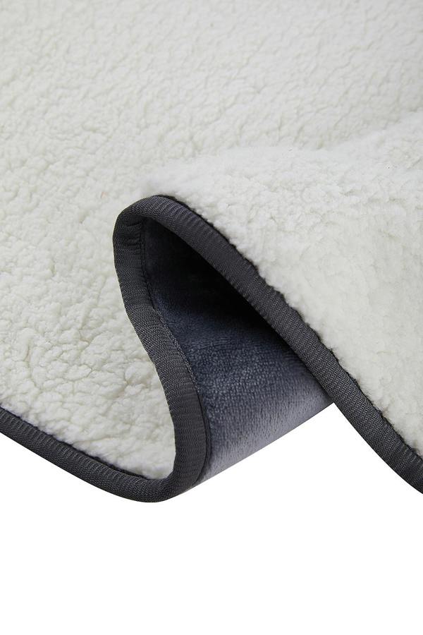 Living and Home 120cm x 100cm Grey Premium Waterproof Pets Blanket for Bed, Sofa