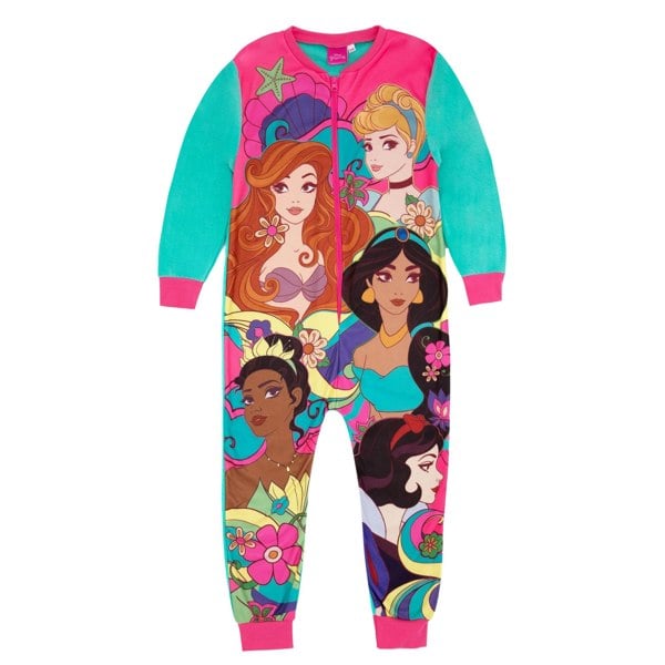 Disney Princess Girls Character Sleepsuit - Pink/Blue