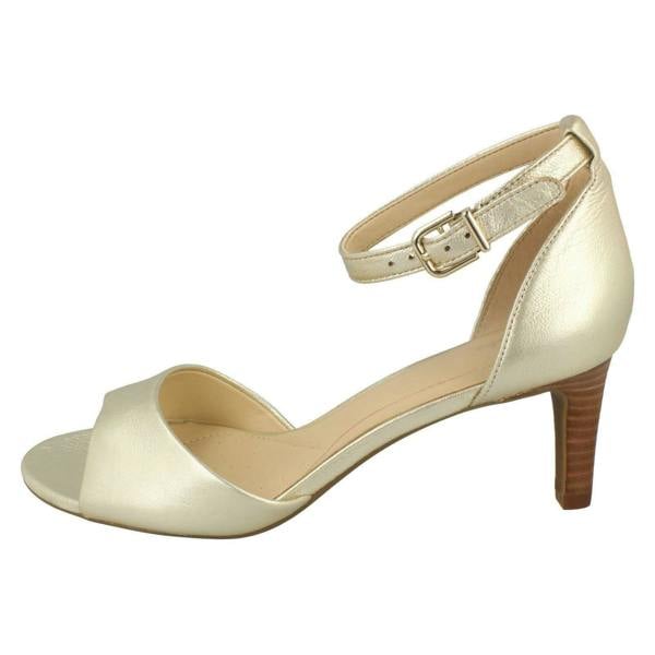 Clarks Ladies Clarks Elegant Heeled Sandals Laureti Grace