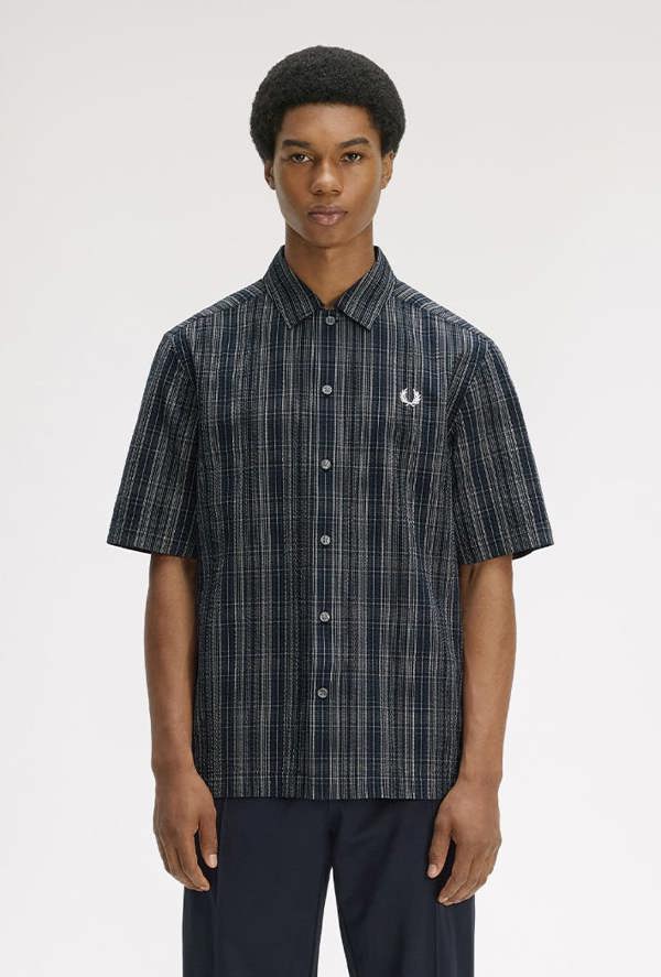 Fred Perry Seersucker Check Shirt