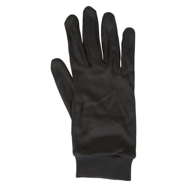 Mountain Warehouse Unisex Adult Silk Gloves - Black