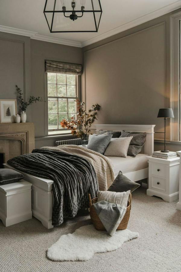Statement Furniture Gainsborough Bedside Table 2 Drawer Hamptons Style Nightstand