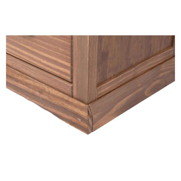 Cabinet Bits Tirolo 3 Drawer Desk - Dressing Table Brass Drop Handle