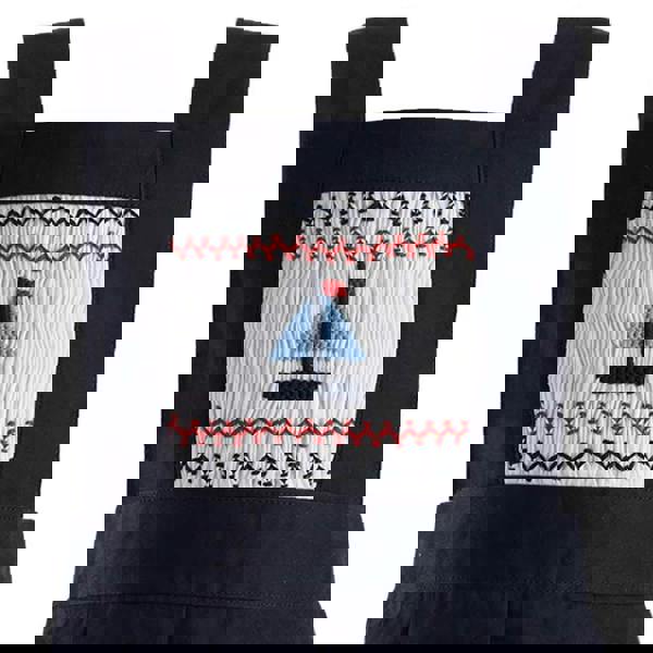 Rachel Riley Sailboat Smocked Dungarees