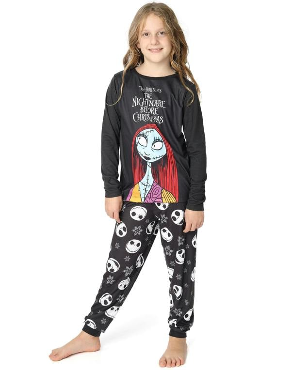 Disney The Nightmare Before Christmas GirlsMulticoloured Long Sleeve Long Leg Pyjama Set