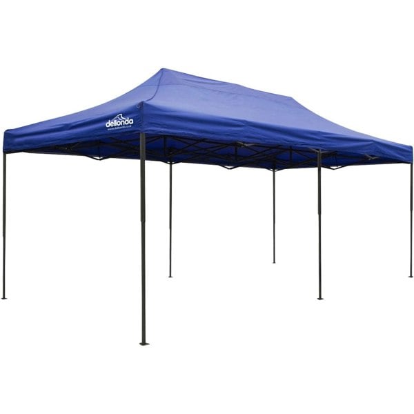 3x6m Pop-Up Gazebo - BLUE Heavy Duty Frame & Water Resistant - Garden Pavillion