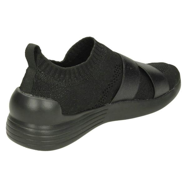 Reflex Ladies Reflex Ribbed Elasticated Pumps F7093