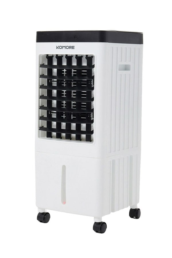 Living and Home Portable 10L Evaporative Air Cooler with Remote Control