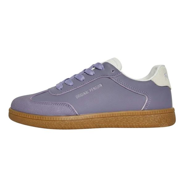 Original Penguin Mens Retro Round Toe Flat Trainers - Lilac - 