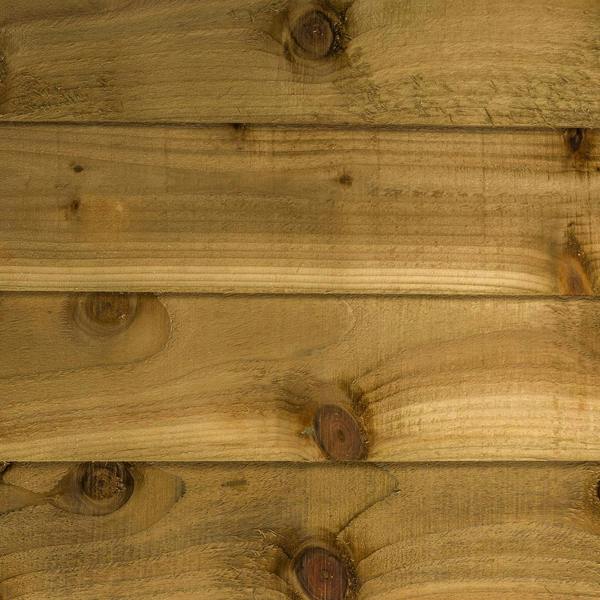 Snowdon Timber Pressure Treated Timber Feather Edge Fence Board (T) 11mm (W) 100mm (L) 1.8m - Pack of 20