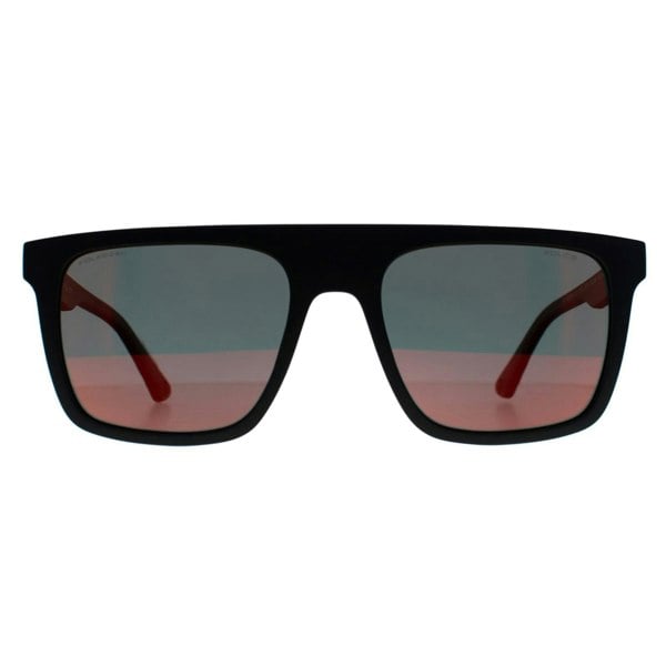Police Sunglasses SPLF61 Beyond Lite 2 U28R Matte Black Red Mirror