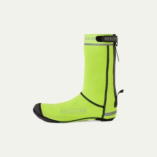 Sealskinz Hempton All Weather Cycle Overshoe - Flo Yellow