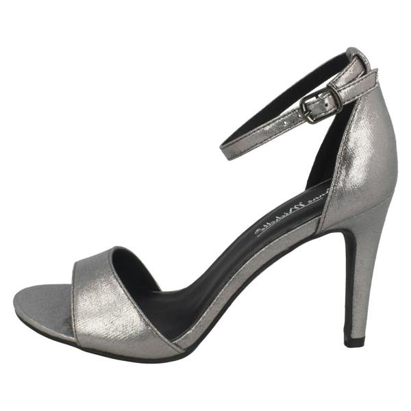 Anne Michelle Ladies Anne Michelle High Heel Metallic Sandals