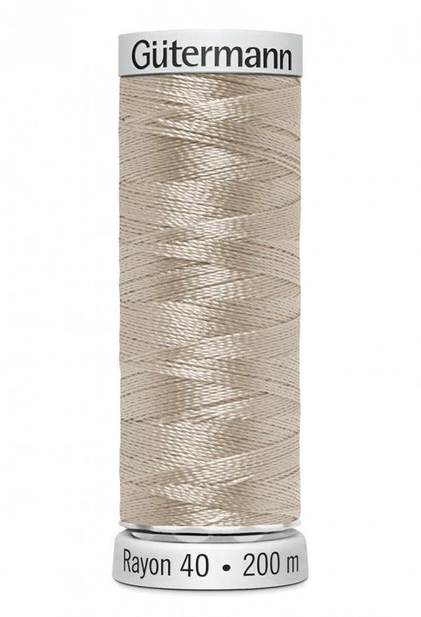 Gutermann No 40 Sulky Rayon Embroidery Thread 200m Rayon Thread Suitable For Embroidery