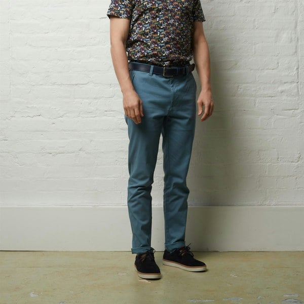 Gabicci V54GT14 Mens Curtis Stretch Twill Trousers Gabicci Vintage - AQUA
